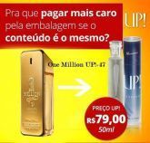 Perfume Masculino 50ml - UP! 47 - One Million (lançamento)